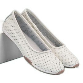 Filippo Bailarinas Piel Calada blanco 6
