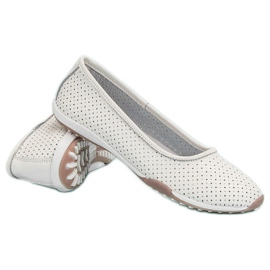Filippo Bailarinas Piel Calada blanco 5