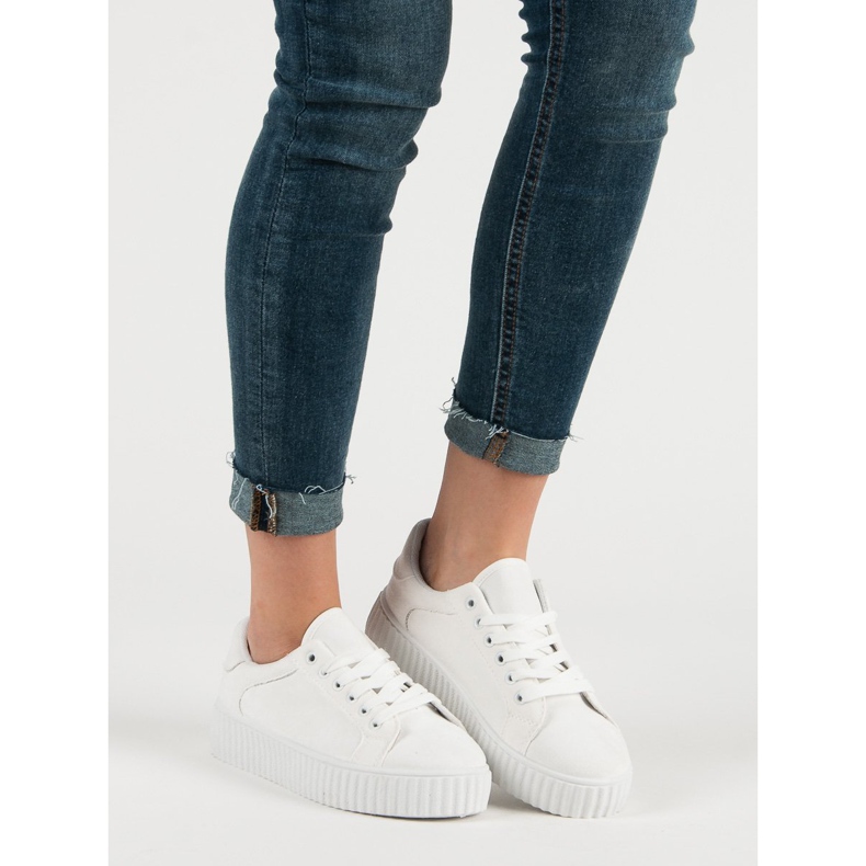 Seastar Creepers de ante blanco 2 Seastar Creepers de ante blanco 2