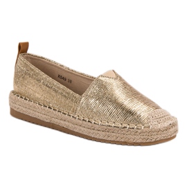 Small Swan Alpargatas Brillantes amarillo 1