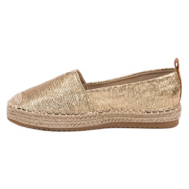 Small Swan Alpargatas Brillantes amarillo 2