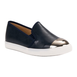 Queen Bee Slipons elegantes azul 2