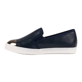 Queen Bee Slipons elegantes azul 3