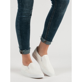 Muto Zapatillas sin cordones blancas blanco 2