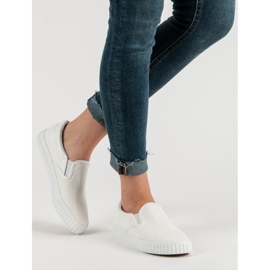 Muto Zapatillas sin cordones blancas blanco 3