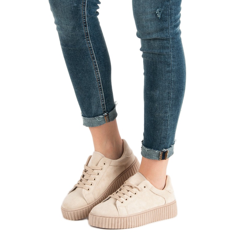Seastar Creepers de ante beige 1
