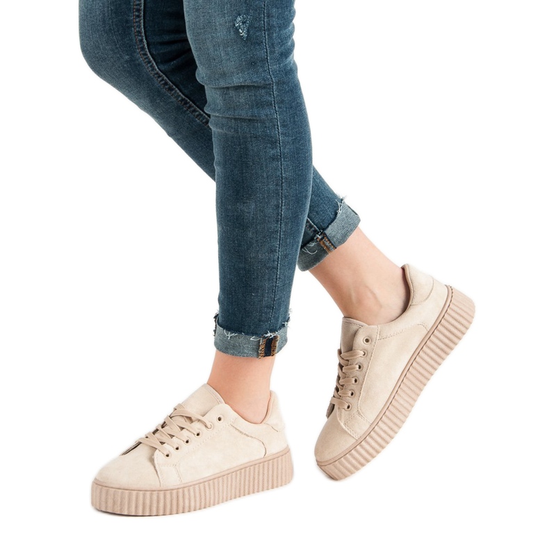 Seastar Creepers de ante beige 2