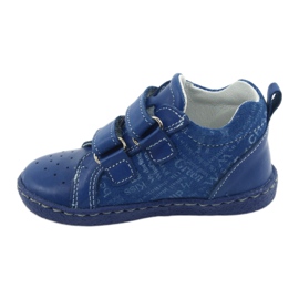 Ren But Zapato niño piel con velcro Ren Mas 1429 azul 2