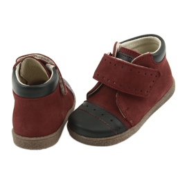 Ren But Chicos de cuero con velcro 1535 Borgoña pero pero rojo 4
