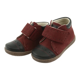 Ren But Chicos de cuero con velcro 1535 Borgoña pero pero rojo 3