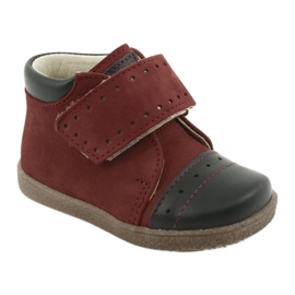 Ren But Chicos de cuero con velcro 1535 Borgoña pero pero rojo 1
