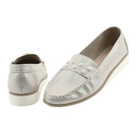 Sergio Leone Perlas de perlas de perlas beige de perlas blanco 4