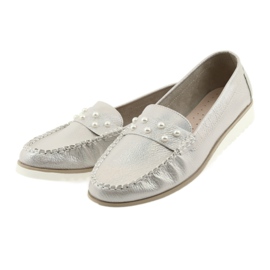 Sergio Leone Perlas de perlas de perlas beige de perlas blanco 3
