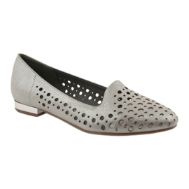 M.Daszyński Zapatos de mujer con estilo Lordsy SA151 beige 1