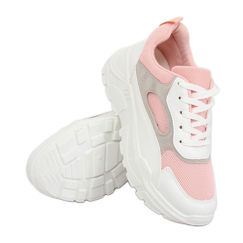Zapatillas deportivas blancas y rosa LV78P Pink 1