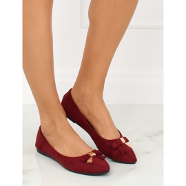 Bailarinas granates de mujer JM3550J Burdeo rojo 4