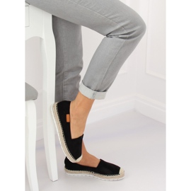 Negro RC-61 Alpargatas de ante negro 1 Negro RC-61 Alpargatas de ante negro 1