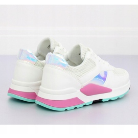 Blanco LV73P Zapatillas deportivas blancas 4