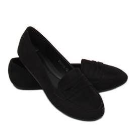 Mocasines bailarina negros JM6655Q Negro 3