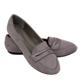 Mocasines bailarinas grises JM6655Q Gris 3