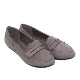 Mocasines bailarinas grises JM6655Q Gris 1