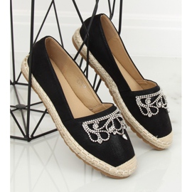 Alpargatas Negras con Corona H-6558 Negra negro 1