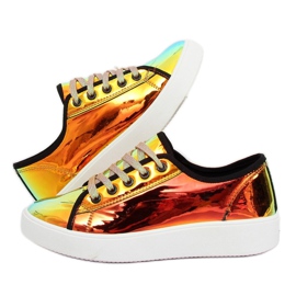Zapatillas FZ09 Golden gasoline dorado 3