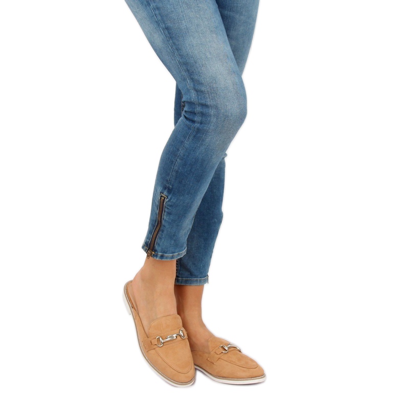 Camel F9375 Pantuflas mocasines camel marrón 2