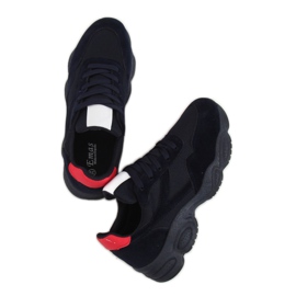 E-102 Zapatillas deportivas azul marino marino 4