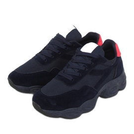 E-102 Zapatillas deportivas azul marino marino 3
