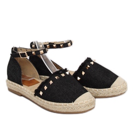 Alpargatas de mezclilla negras CH-1K211 Black negro 2