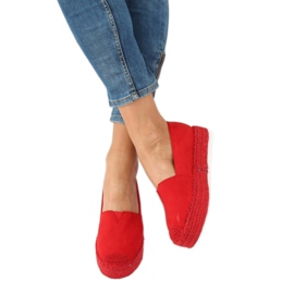 Alpargatas suela alta BL247 Rojo 3