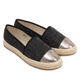 Alpargatas de lona negras A-9267 Black negro 4