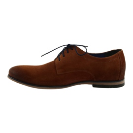 Nikopol Zapatos de cuero para hombres gamor 1709 camello beige 2