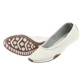 Bailarinas blancas caladas Filippo 089 blanco 5