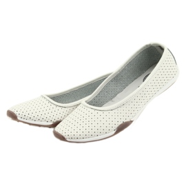 Bailarinas blancas caladas Filippo 089 blanco 3