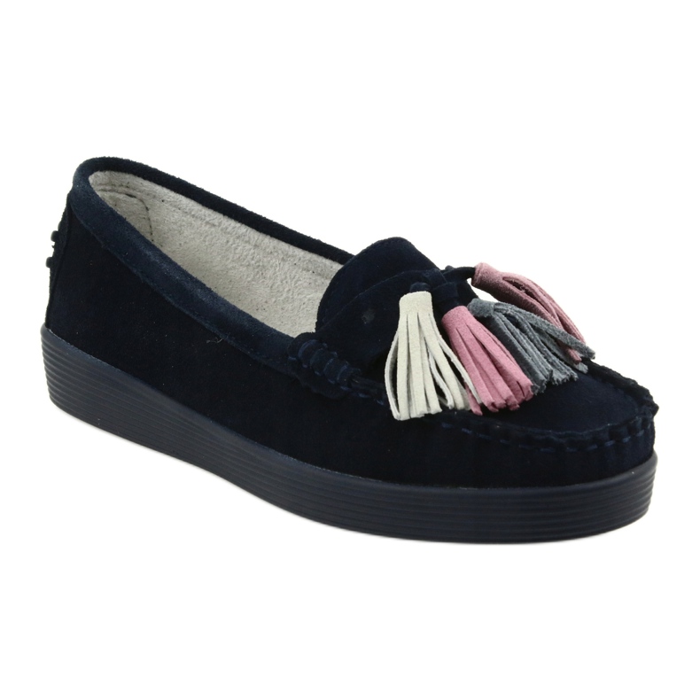 Mocasines mujer ante Filippo 661 azul marino 1 Mocasines mujer ante Filippo 661 azul marino 1
