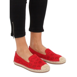 Alpargatas, rojo calado 9023 Rojo 1