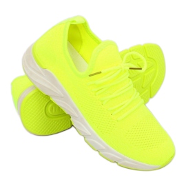 Amarillo 7766-Y Zapatillas deportivas amarillas 1