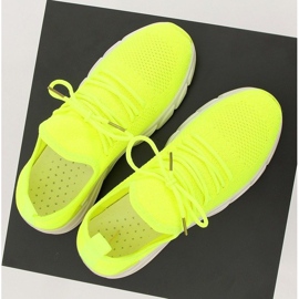 Amarillo 7766-Y Zapatillas deportivas amarillas 3