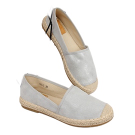 Alpargatas grises para mujer 665-3 Gris 3