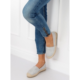 Alpargatas grises para mujer 665-3 Gris 2