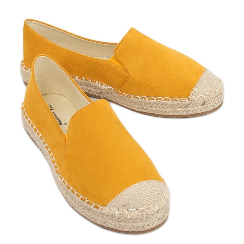 Alpargatas amarillas para mujer 180-5 Amarillo 1