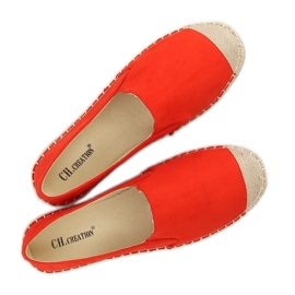 Alpargatas naranjas para mujer 180-5 Naranja 2