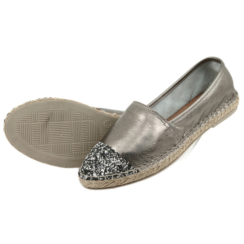 Alpargatas de mujer Badura 6544 gris 4