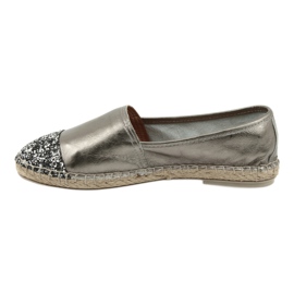Alpargatas de mujer Badura 6544 gris 2