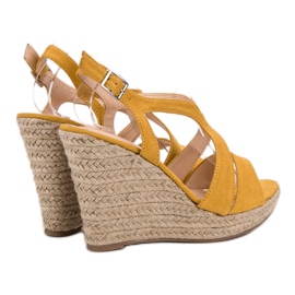 Alpargatas en sandalias Kotrurnie amarillo 4