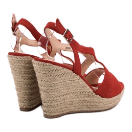 Alpargatas en sandalias Kotrurnie rojo 6