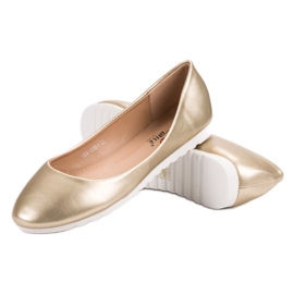 Yes Mile Bailarinas doradas clásicas dorado 3