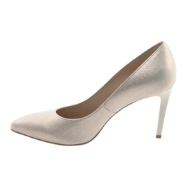 Zapato de salón mujer piel dorado Anis 4527 2